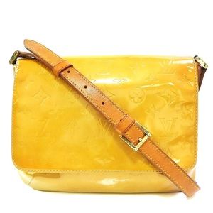 Vintage LOUIS VUITTON Thompson Street Beige Vernis Shoulder Bag